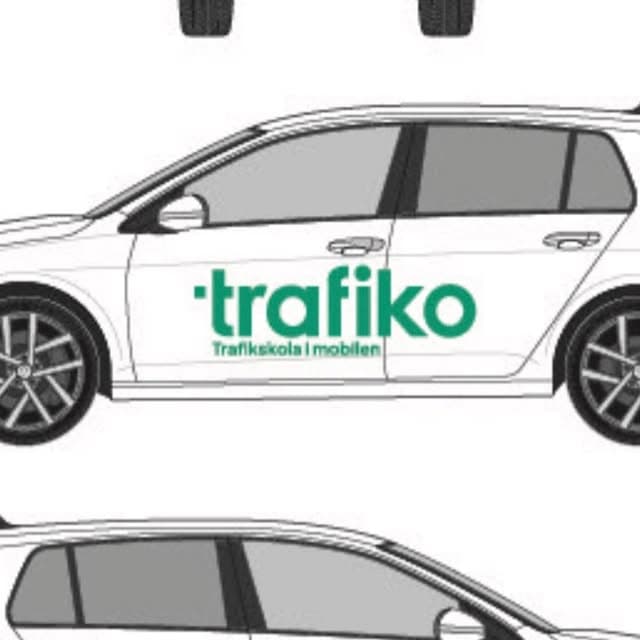 Fordonsdekor för Trafiko — Fordonsdekor av Studio Vinyl